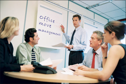 Management tasks and activities, planning, organizing, advising.